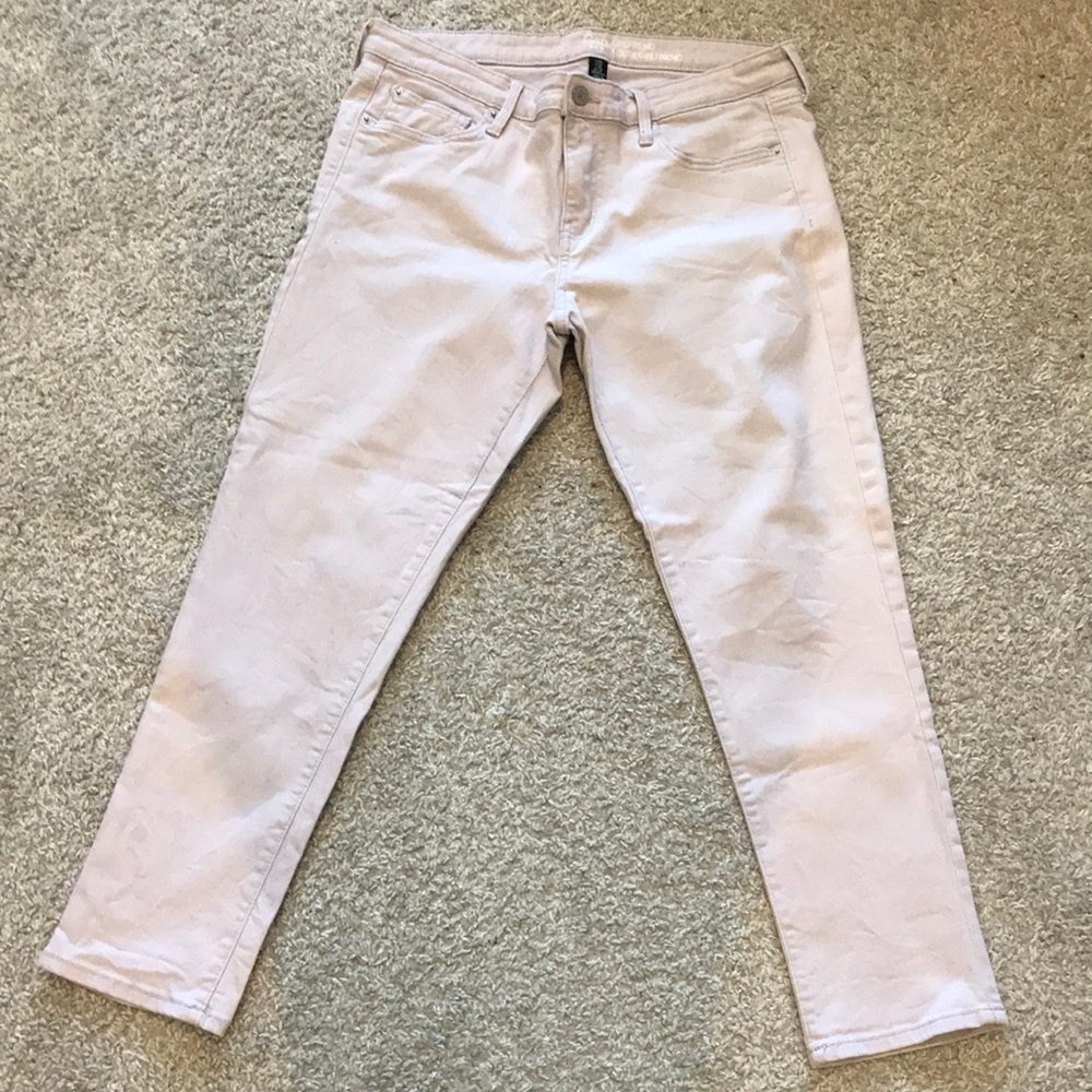 Lavender/Pink Girlfriend Jeans